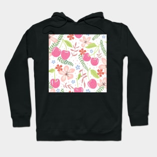 Cherry floral pattern Hoodie